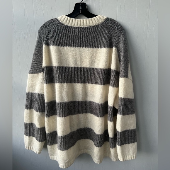 AllSaints Lou Metallic Striped Sweater (size M) - Picture 10 of 13